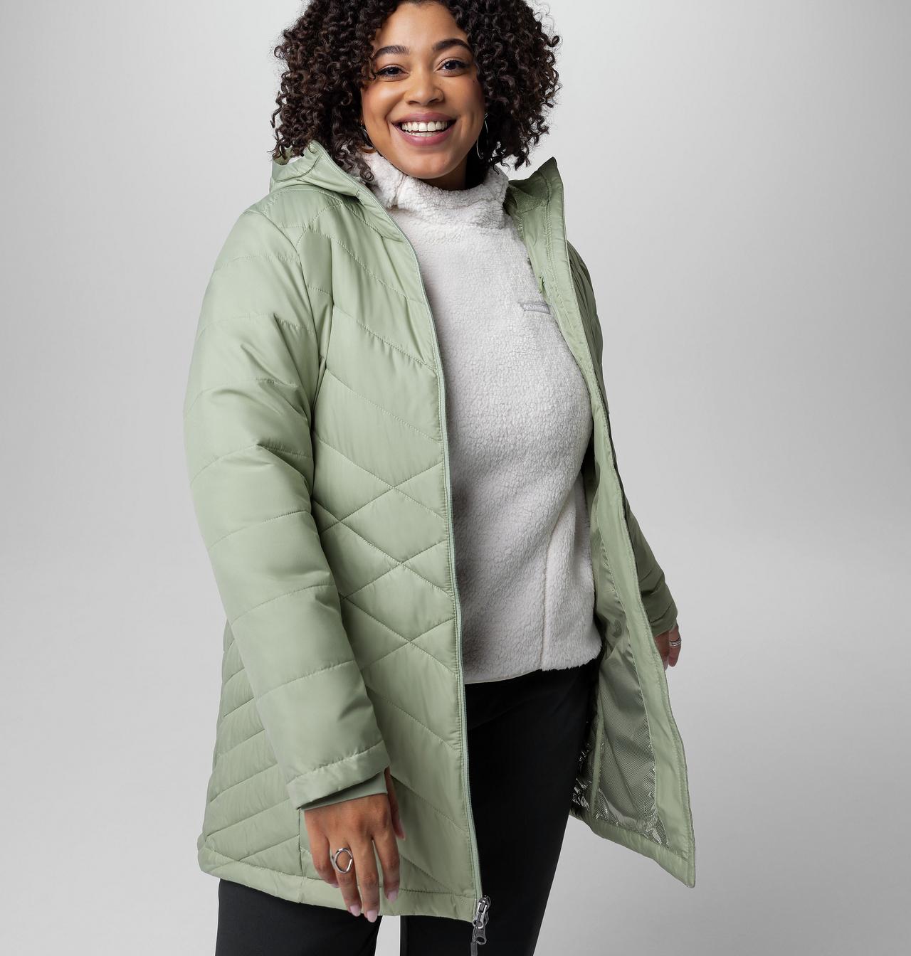 Women's Heavenly™ Long Hooded Jacket - Plus Size 9
