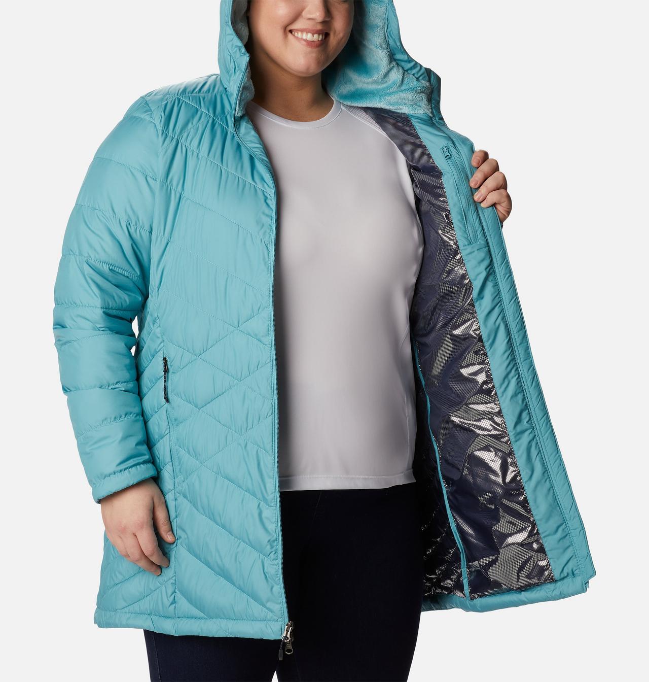 Women's Heavenly™ Long Hooded Jacket - Plus Size 5