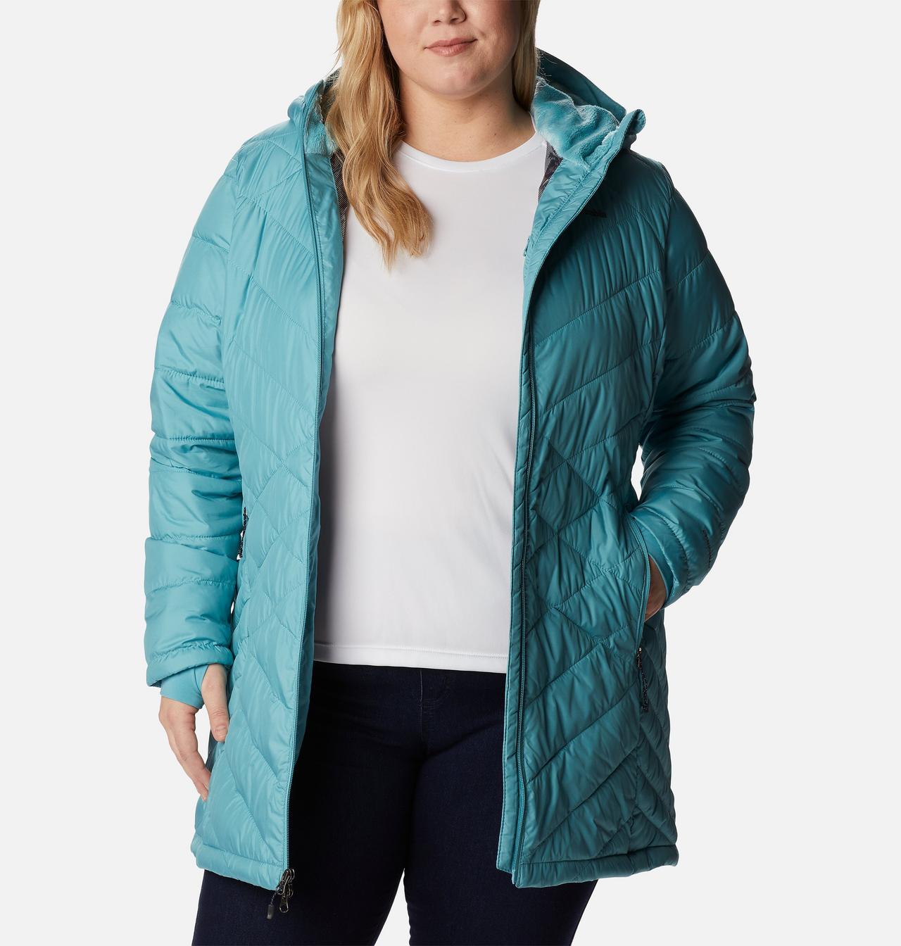 Women's Heavenly™ Long Hooded Jacket - Plus Size 8