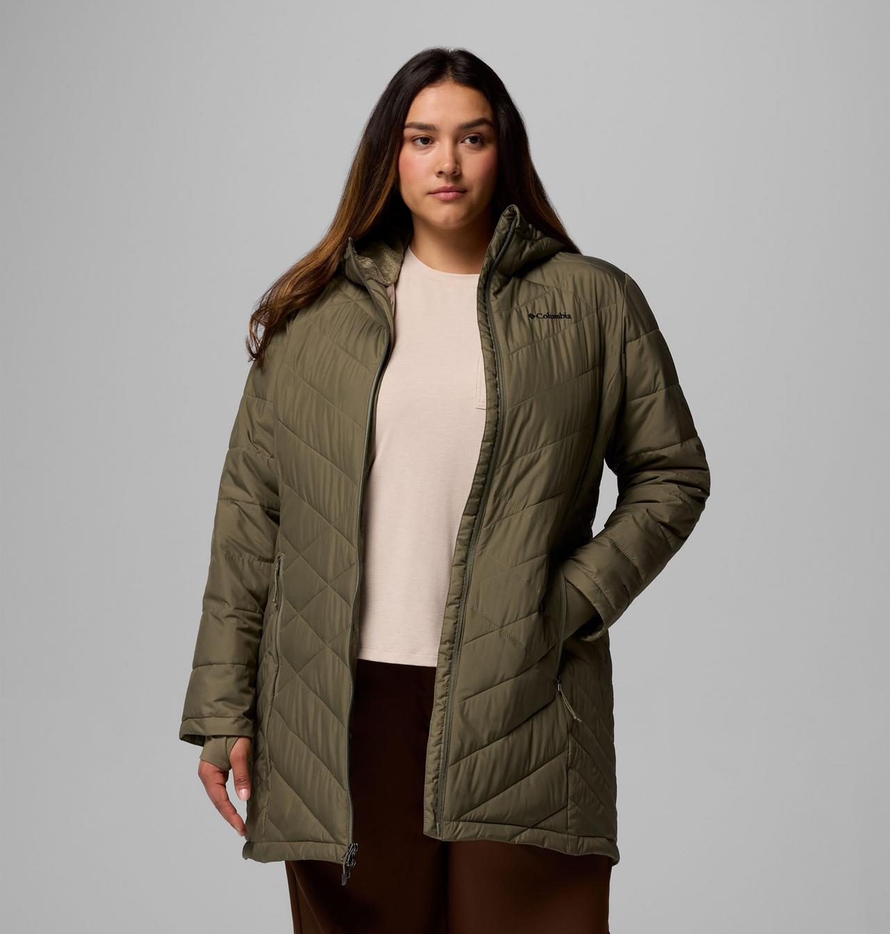 Women's Heavenly™ Long Hooded Jacket - Plus Size 5
