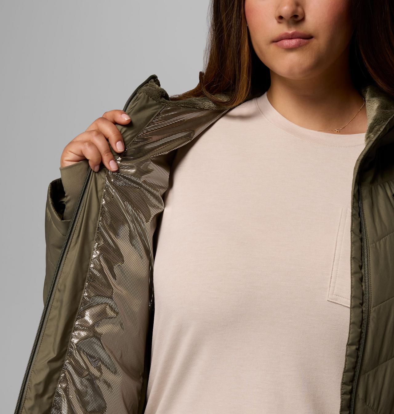 Women's Heavenly™ Long Hooded Jacket - Plus Size 6