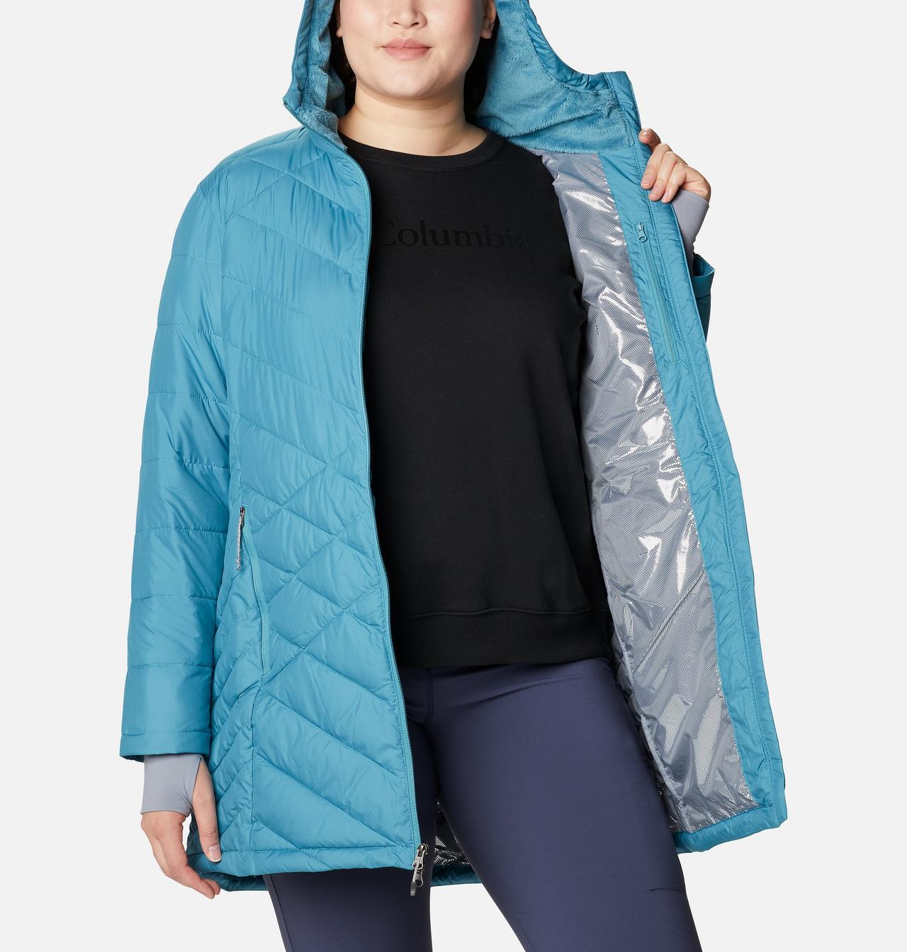 Women's Heavenly™ Long Hooded Jacket - Plus Size 5