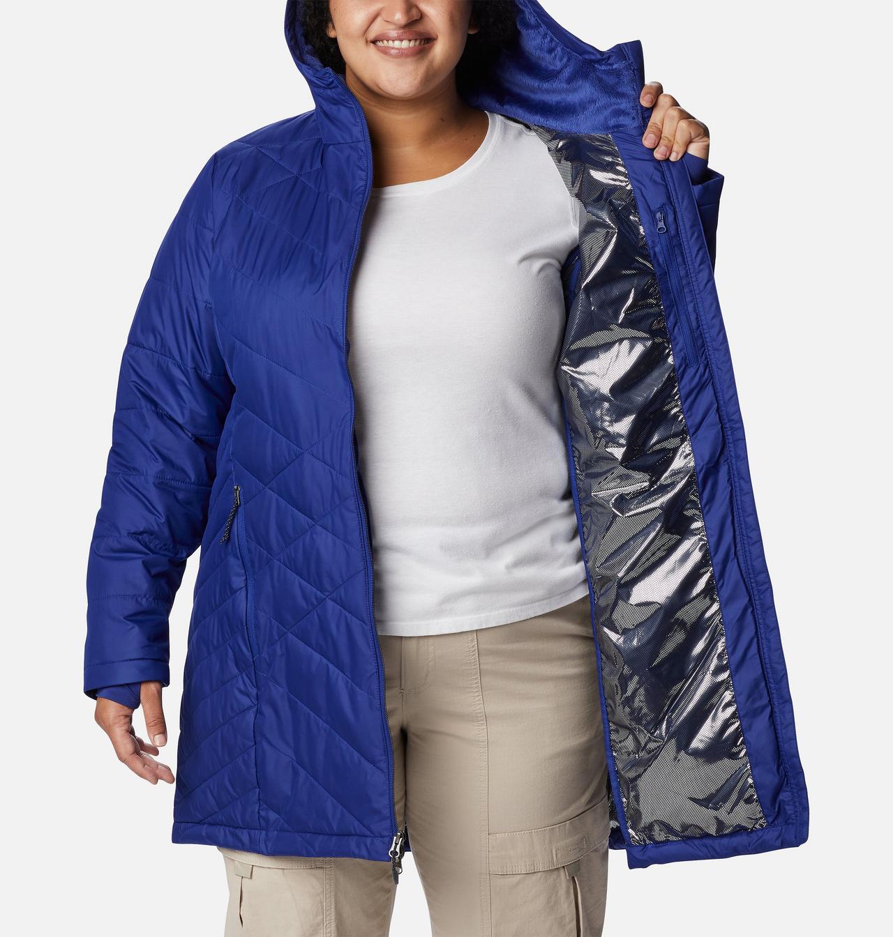 Women's Heavenly™ Long Hooded Jacket - Plus Size 5