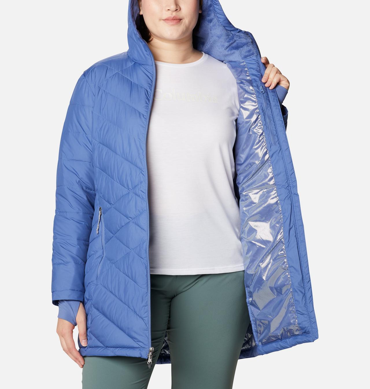 Women's Heavenly™ Long Hooded Jacket - Plus Size 5