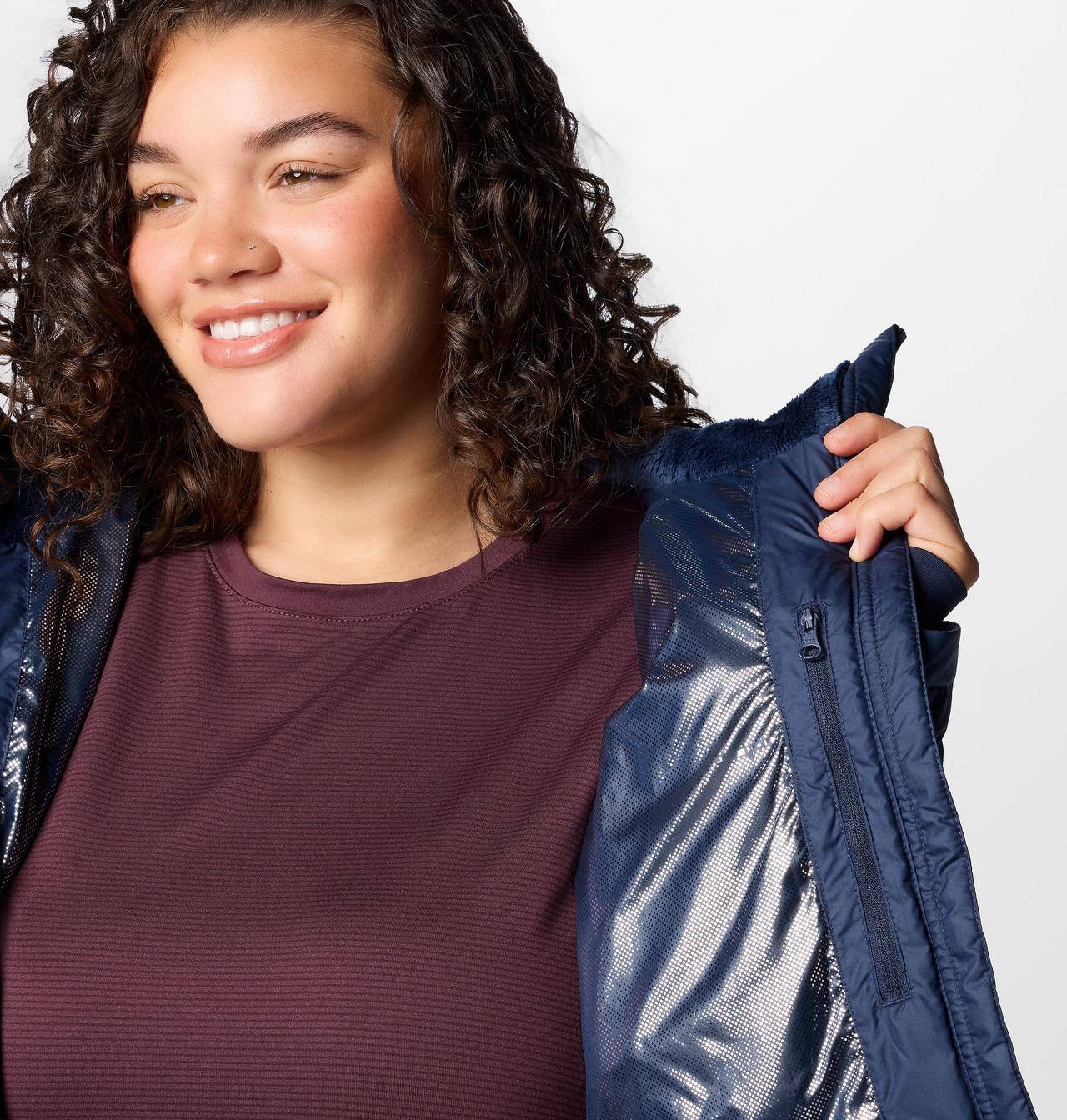 Women's Heavenly™ Long Hooded Jacket - Plus Size 7
