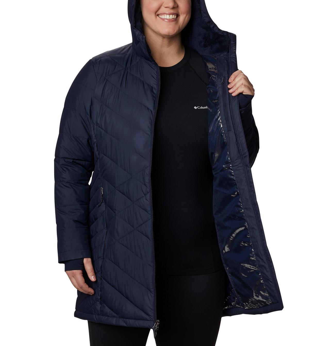 Women's Heavenly™ Long Hooded Jacket - Plus Size 5