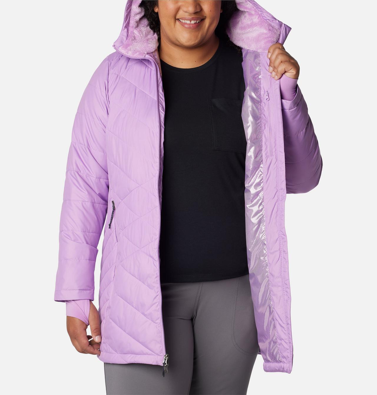 Women's Heavenly™ Long Hooded Jacket - Plus Size 5