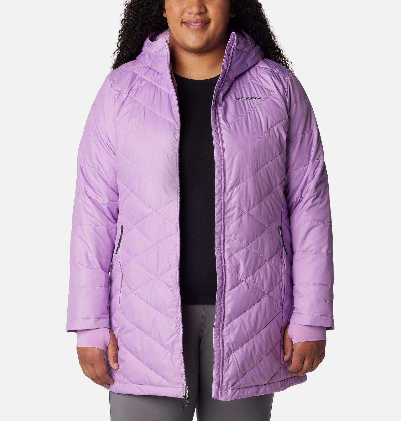 Women's Heavenly™ Long Hooded Jacket - Plus Size 8