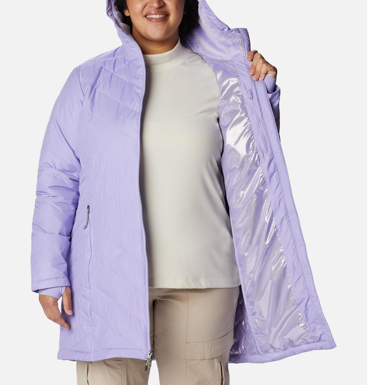 Women's Heavenly™ Long Hooded Jacket - Plus Size 5