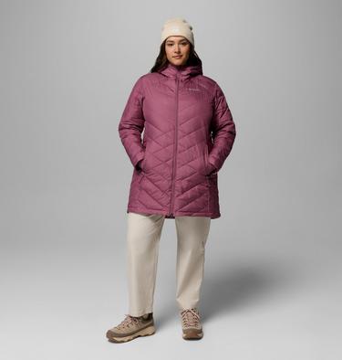 Women's Heavenly Long Hooded Jacket - Plus Size, Color: Antique Mauve, image 4
