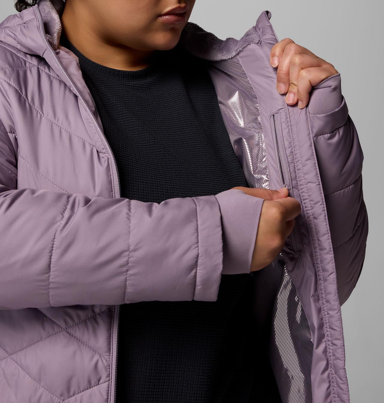 Veste longue à capuchon Heavenly™ pour femme - Grandes tailles 7