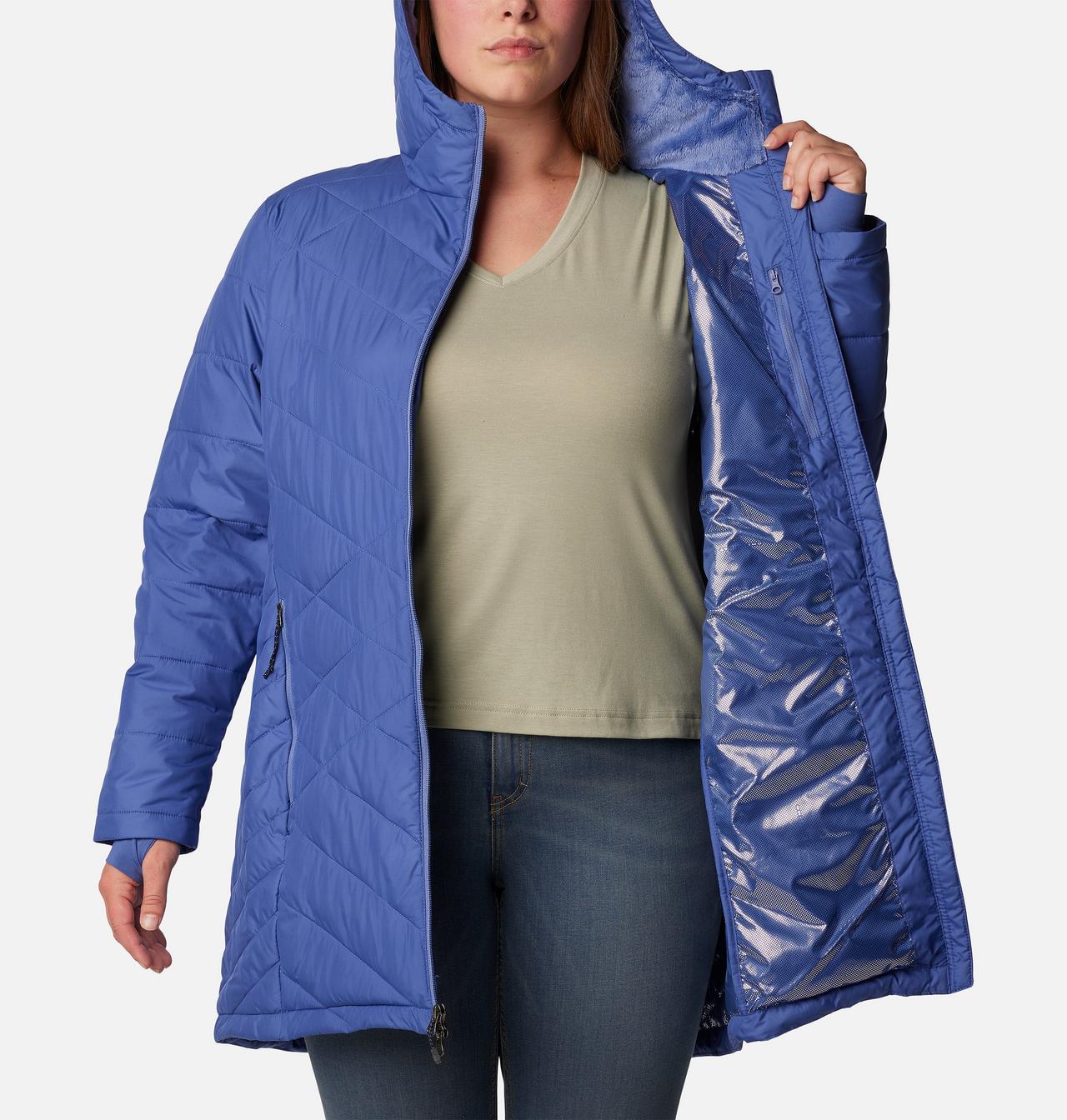 Women's Heavenly™ Long Hooded Jacket - Plus Size 5