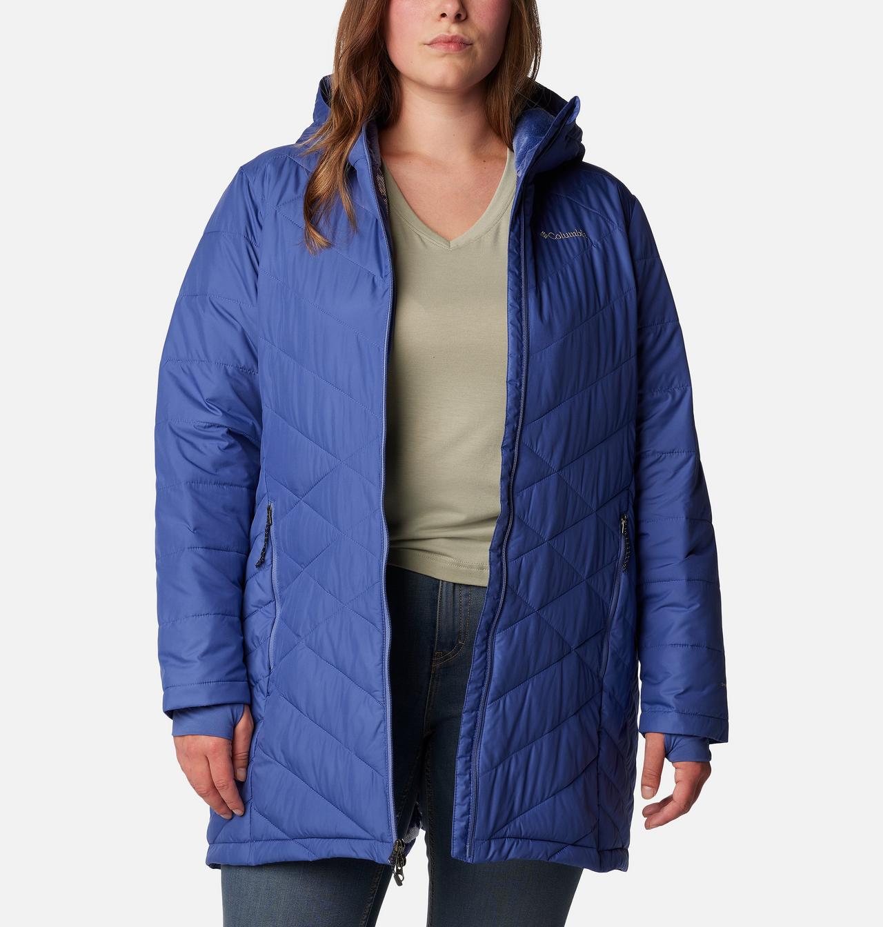 Women's Heavenly™ Long Hooded Jacket - Plus Size 8