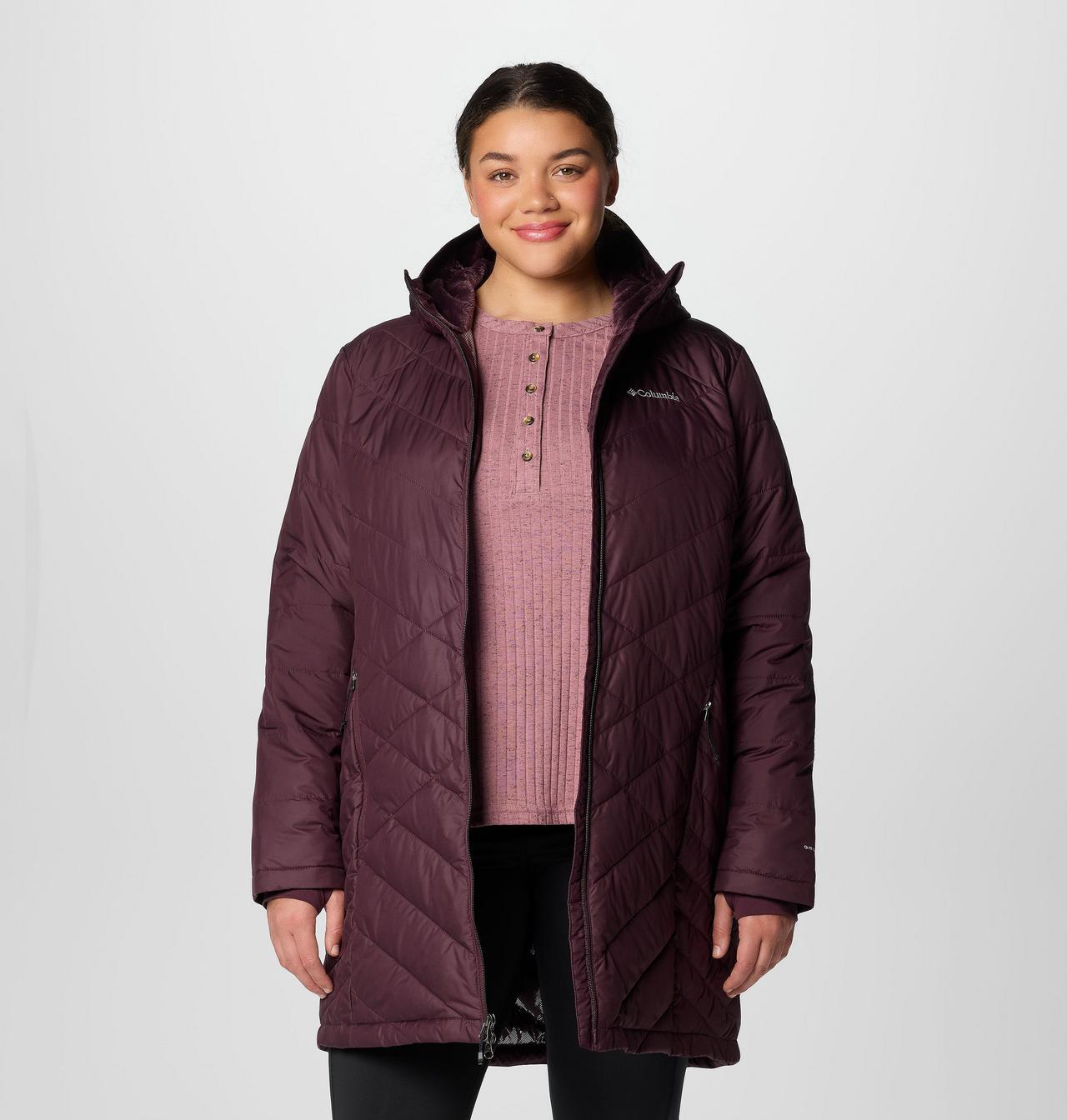 Women's Heavenly™ Long Hooded Jacket - Plus Size 8