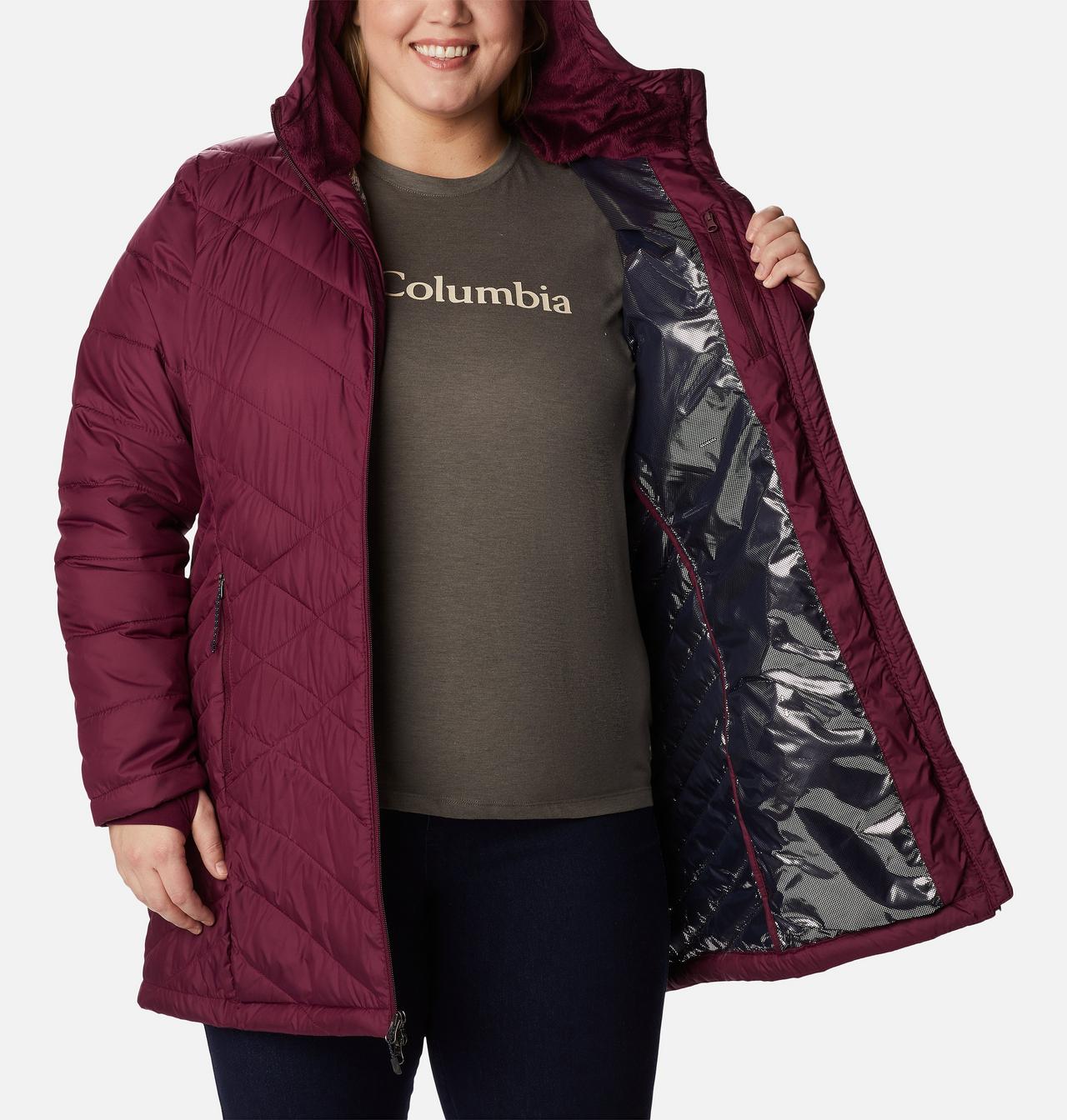Women's Heavenly™ Long Hooded Jacket - Plus Size 5