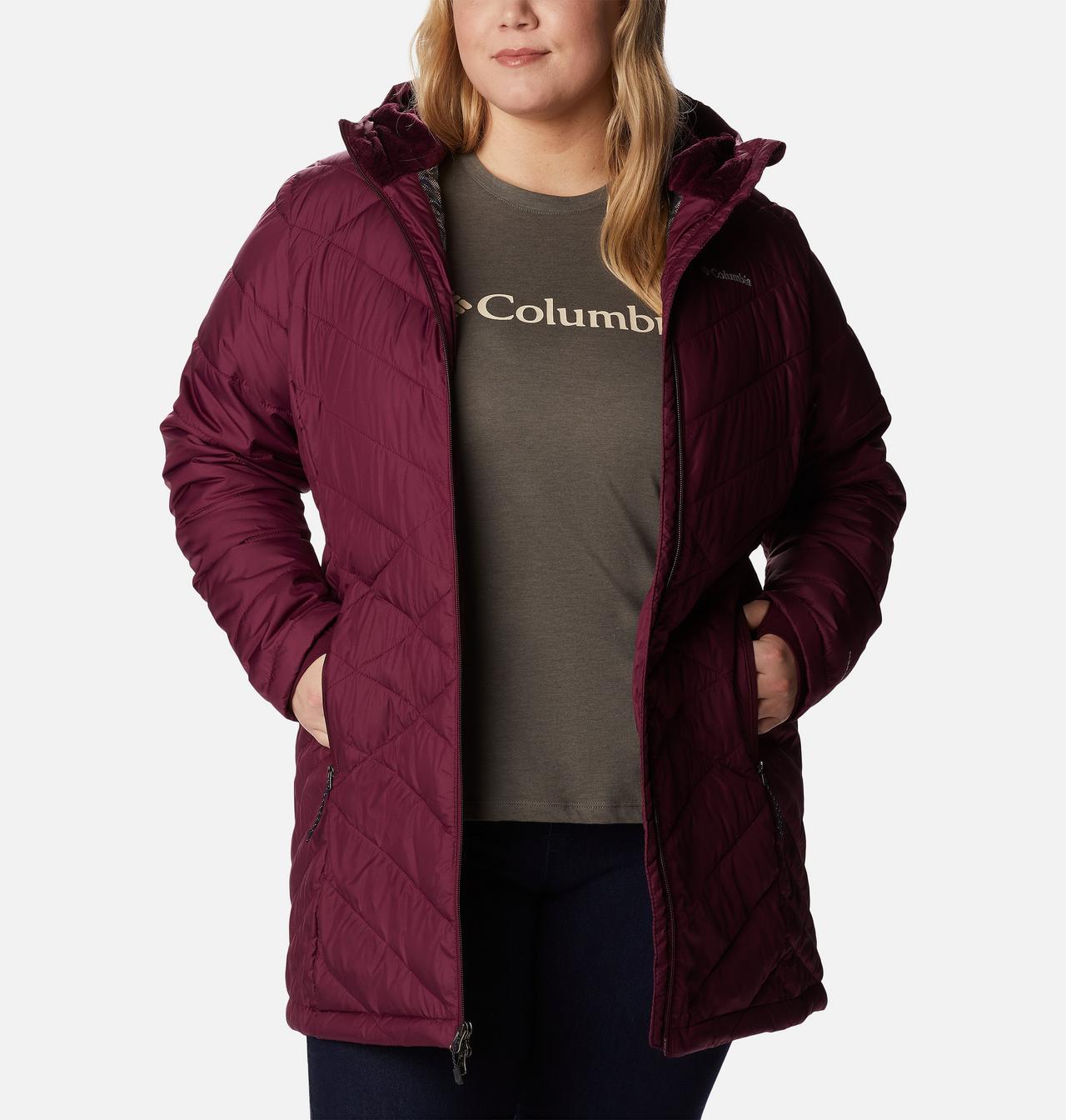 Women's Heavenly™ Long Hooded Jacket - Plus Size 8