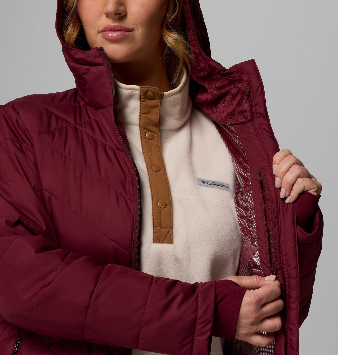 Women's Heavenly™ Long Hooded Jacket - Plus Size 7