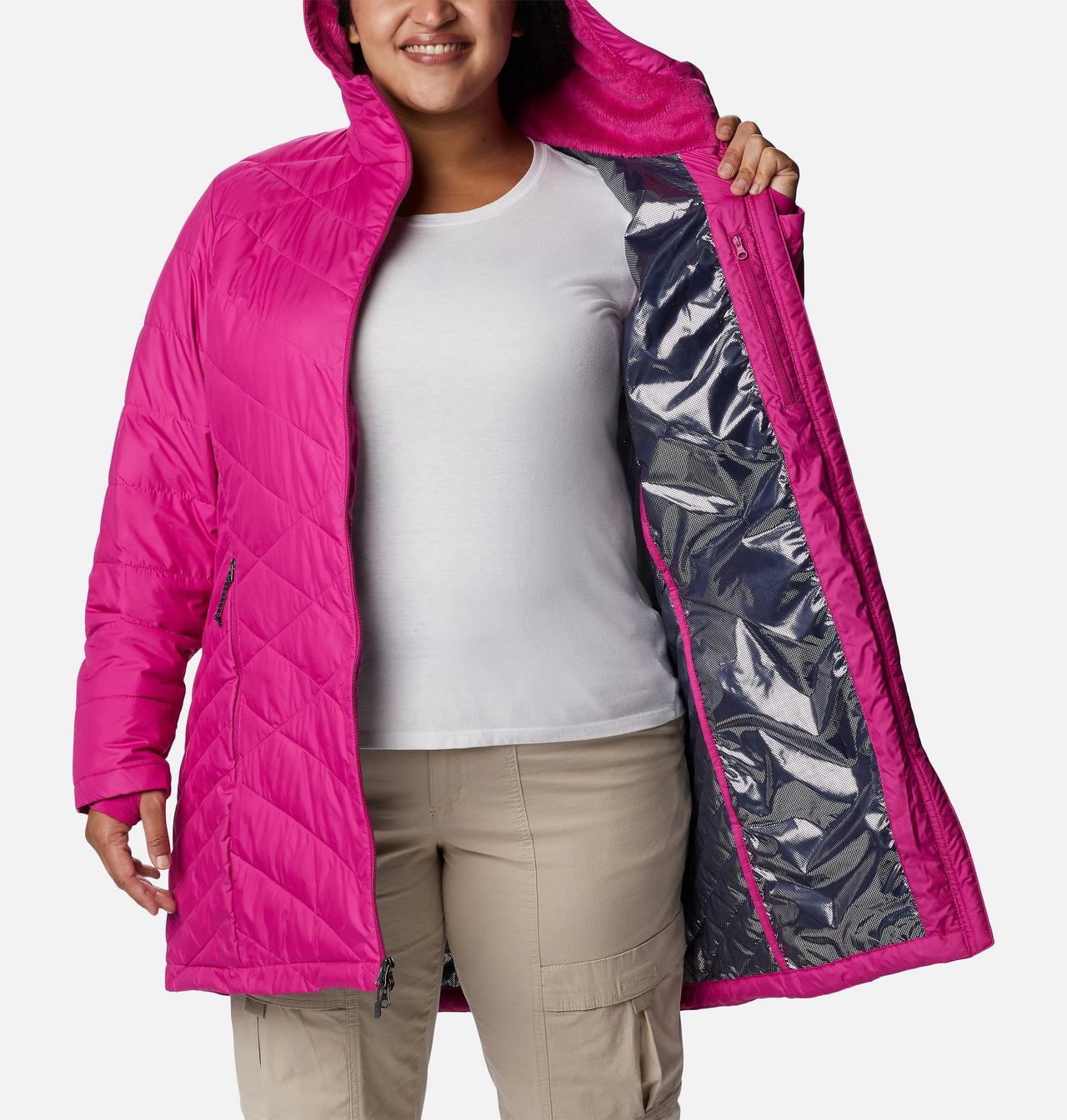 Women's Heavenly™ Long Hooded Jacket - Plus Size 5