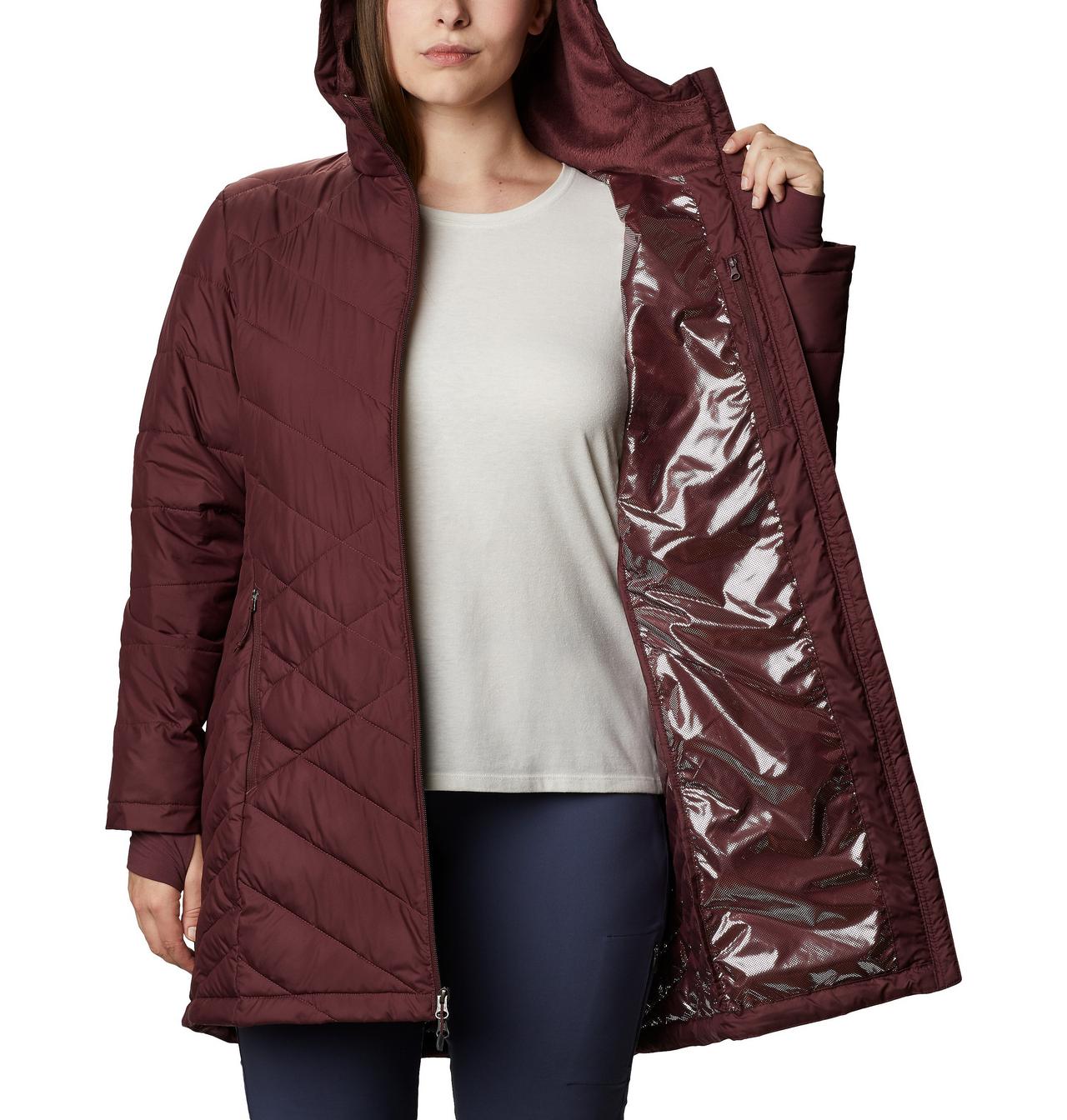 Women's Heavenly™ Long Hooded Jacket - Plus Size 5
