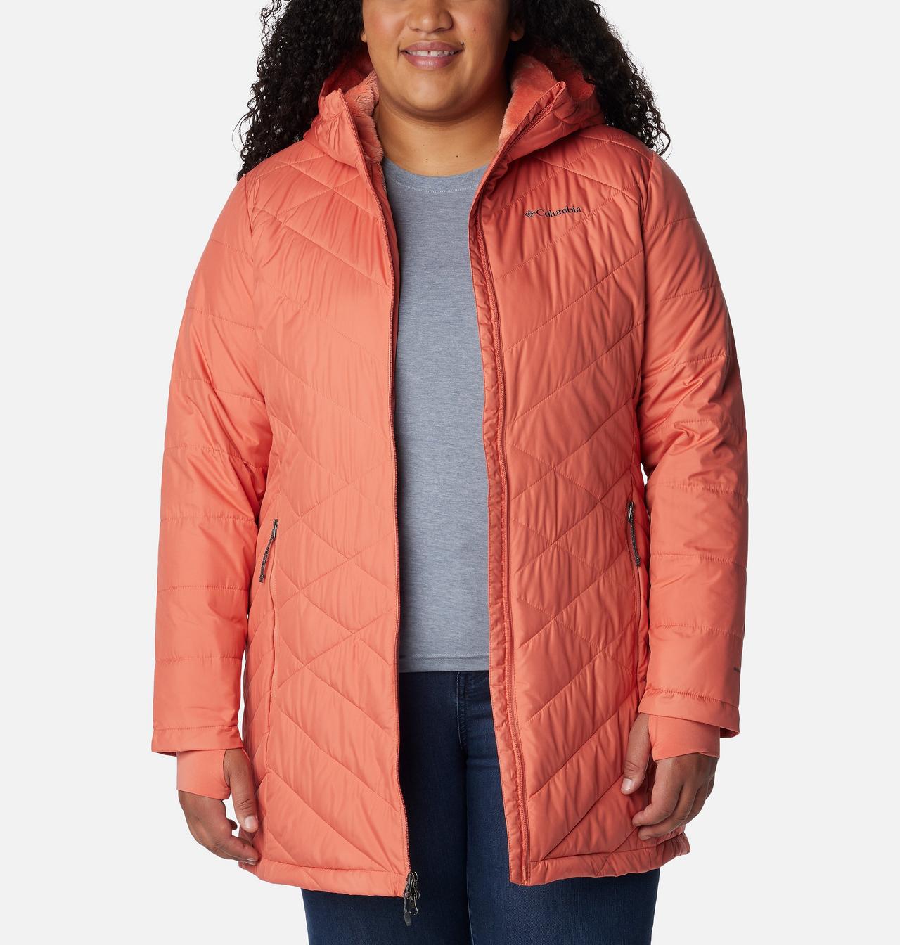 Women's Heavenly™ Long Hooded Jacket - Plus Size 8