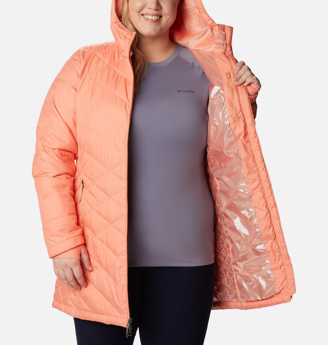 Women's Heavenly™ Long Hooded Jacket - Plus Size 5