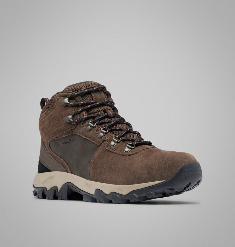 Bota de senderismo impermeable de ante Newton Ridge Plus II para hombre, Color: Cordovan, Spice, image 3