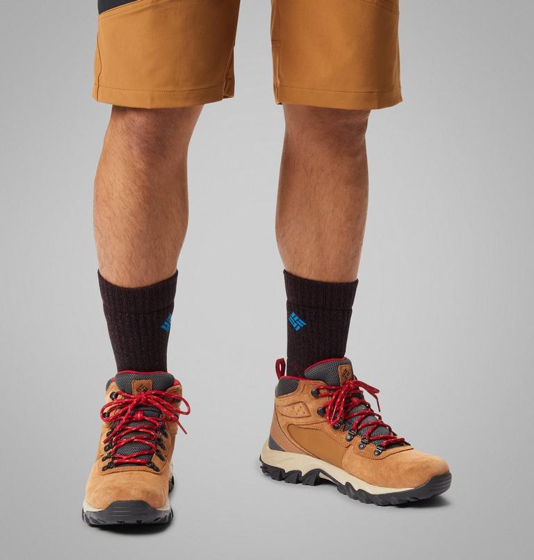 Bota de senderismo impermeable de ante Newton Ridge Plus II para hombre, Color: Elk, Mountain Red, image 10