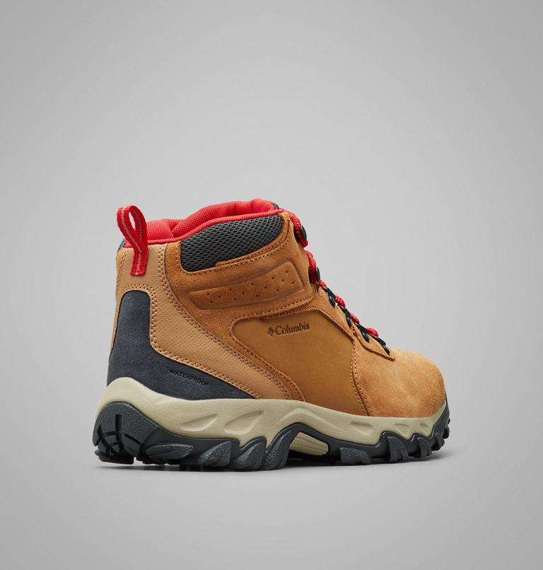 Bota de senderismo impermeable de ante Newton Ridge Plus II para hombre, Color: Elk, Mountain Red, image 9