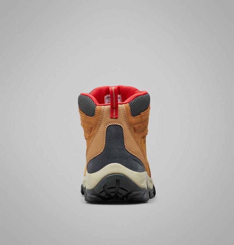 Bota de senderismo impermeable de ante Newton Ridge Plus II para hombre, Color: Elk, Mountain Red, image 8