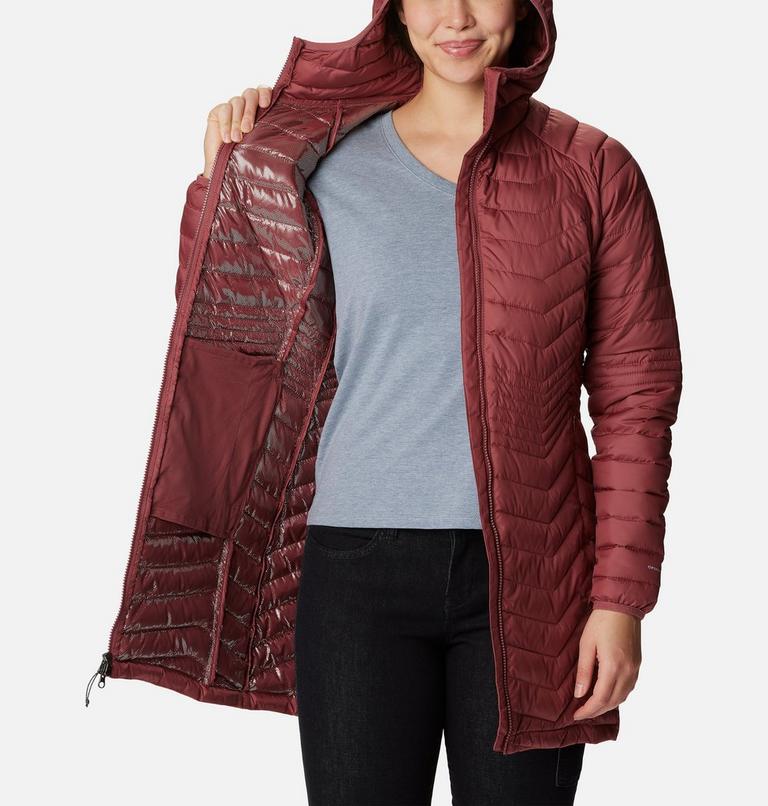 Powder Lite Mid Jacket | 679 | XXL, Color: Beetroot, image 5