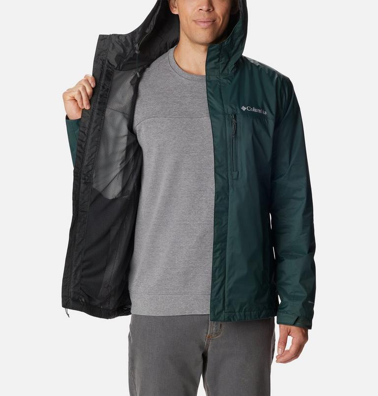Men's Pouring Adventure II Waterproof Walking Jacket, Color: Spruce, image 5
