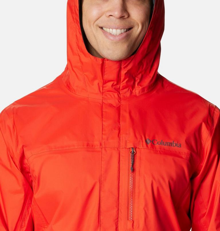 Men's Pouring Adventure II Waterproof Walking Jacket, Color: Spicy, image 4