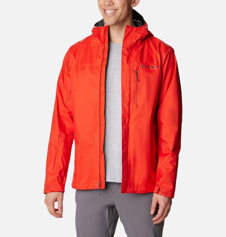 Men's Pouring Adventure II Waterproof Walking Jacket, Color: Spicy, image 8