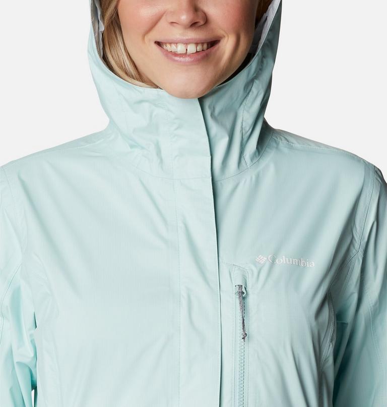 Women's Pouring Adventure II Waterproof Walking Jacket, Color: Icy Morn, image 4