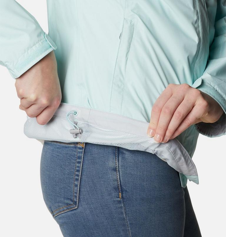 Women's Pouring Adventure II Waterproof Walking Jacket, Color: Icy Morn, image 6