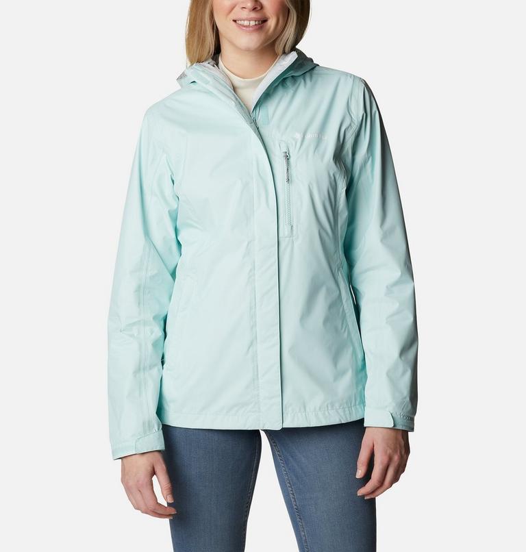 Women's Pouring Adventure II Waterproof Walking Jacket, Color: Icy Morn, image 1