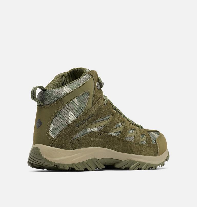 Men's Crestwood Mid Waterproof Hiking Shoe, Color: Nori, Black, image 9