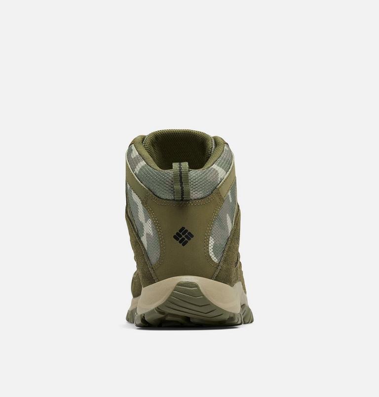 Men's Crestwood Mid Waterproof Hiking Shoe, Color: Nori, Black, image 8