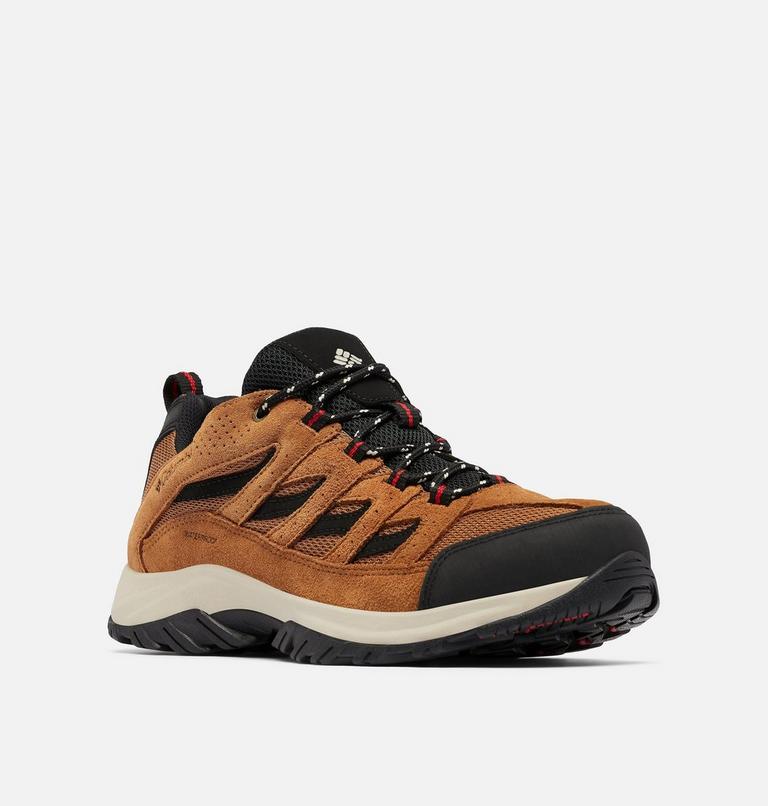 Men's Crestwood Waterproof Hiking Shoe, Color: Elk, Black, image 2