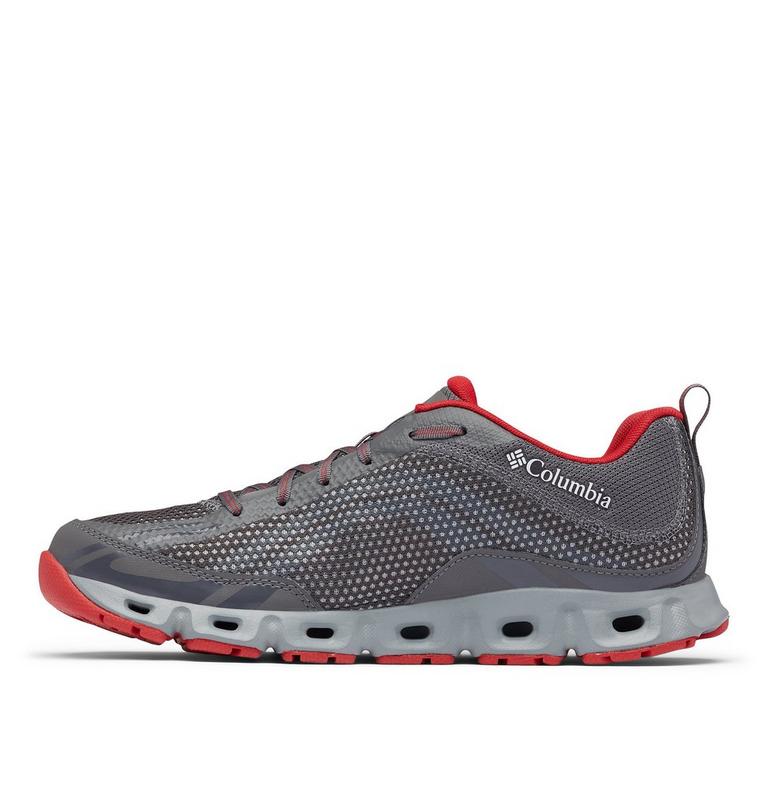 Men's Drainmaker IV Shoe, Color: City Grey, Mountain Red, image 5