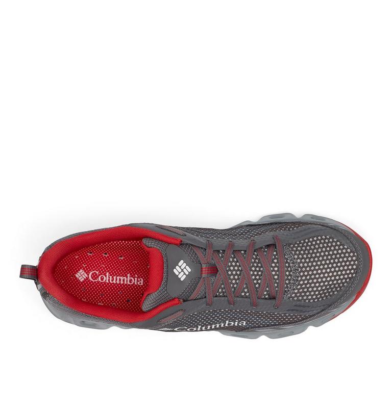Men's Drainmaker IV Shoe, Color: City Grey, Mountain Red, image 3