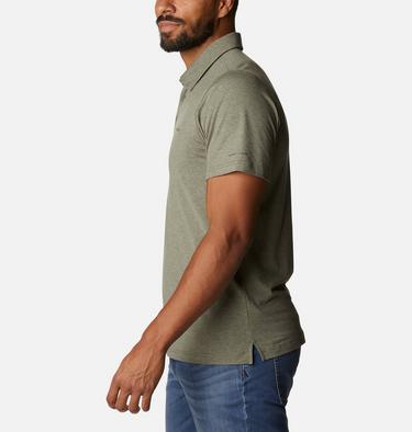 Tech Trail Polo, Color: Stone Green Heather, image 3