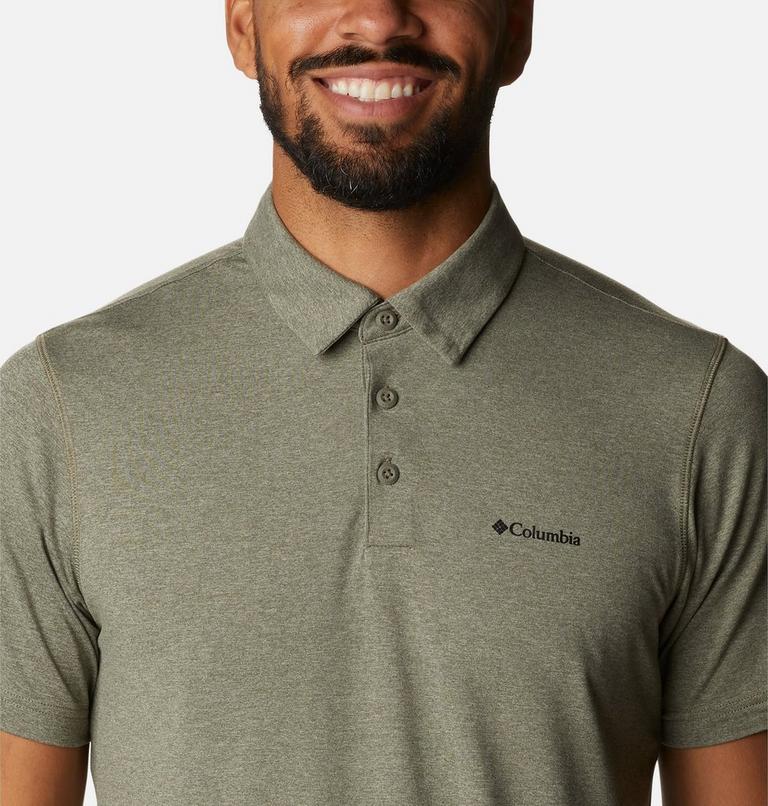 Tech Trail Polo, Color: Stone Green Heather, image 4