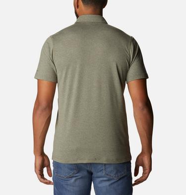 Tech Trail Polo, Color: Stone Green Heather, image 2