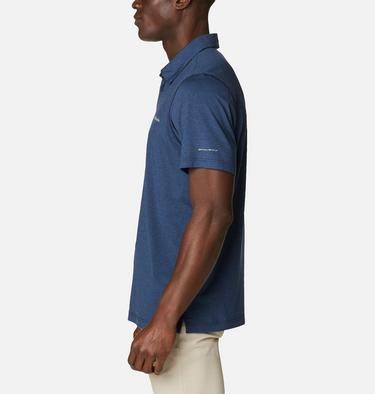 Tech Trail Polo, Color: Collegiate Navy Heather, image 3