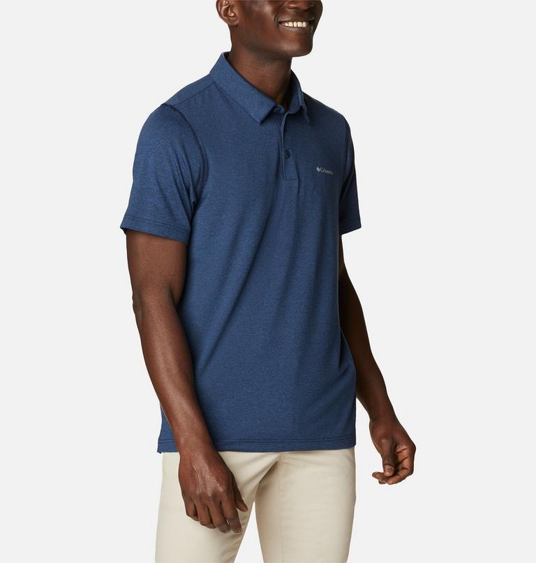 Tech Trail Polo, Color: Collegiate Navy Heather, image 5