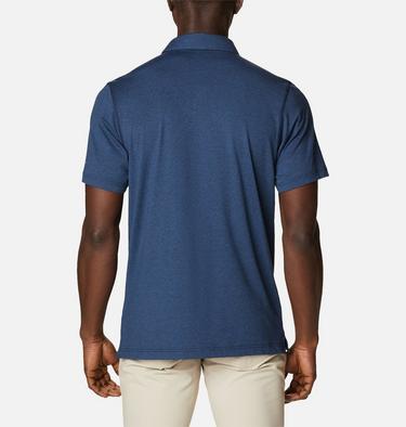 Tech Trail Polo, Color: Collegiate Navy Heather, image 2