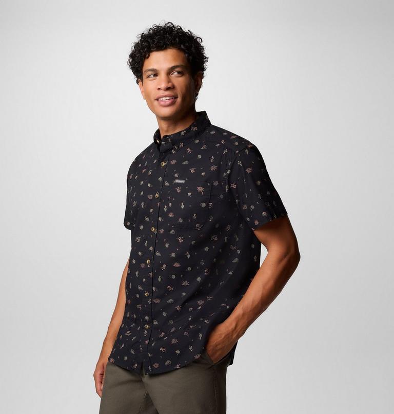 Rapid Rivers Printed Short Sleeve Shirt, Color: Black Deserted, image 4