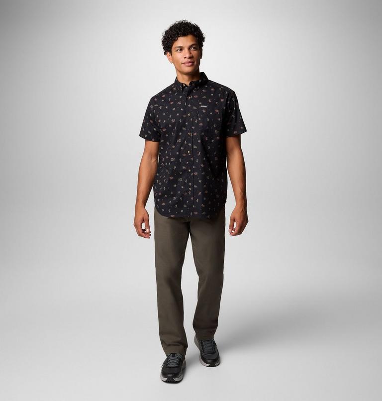 Rapid Rivers Printed Short Sleeve Shirt, Color: Black Deserted, image 2
