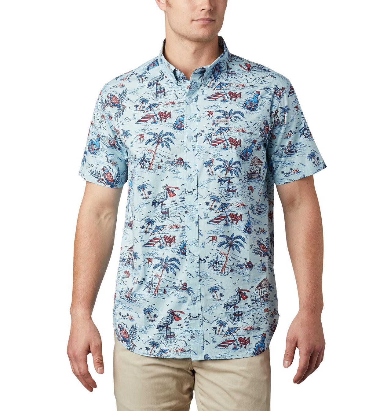 Men's Rapid Rivers™ Printed Short Sleeve Shirt 1